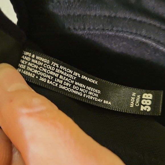 Torrid Curve wireless Black Bra Size 38B - Picture 6 of 6